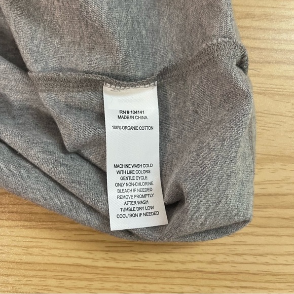 Alpine Design Men's short Sleeve Graphic T-Shirt size Large organic grey - Picture 6 of 6